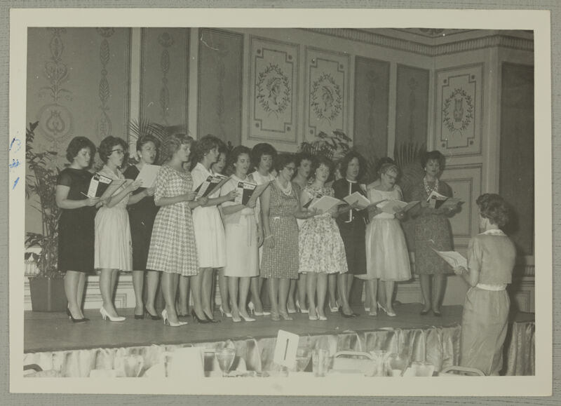 Convention Choir Rehearsing Photograph, June 30-July 5, 1962 (Image)