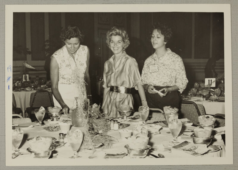 Sarasota Alumnae Decorate for Convention Calypso Capers Dinner Photograph, June 30-July 5, 1962 (Image)
