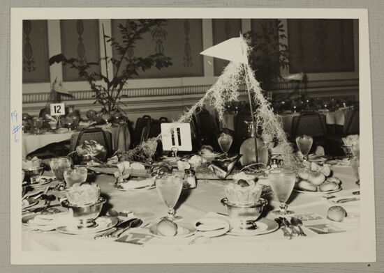 Calypso Capers Dinner Table Decorations Photograph, June 30-July 5, 1962 (image)