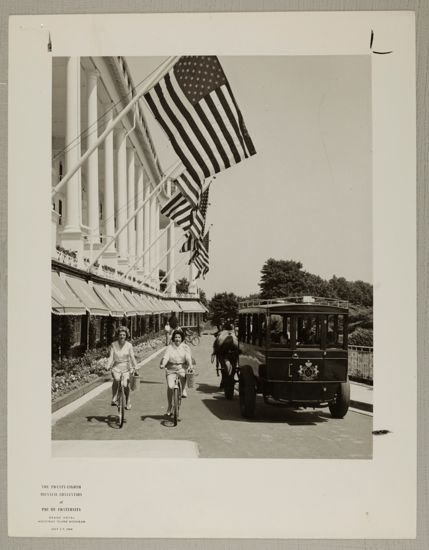 Louise Horn and Adele Williamson on Bicycle Tour Photograph 1, July 3-7, 1964 (image)