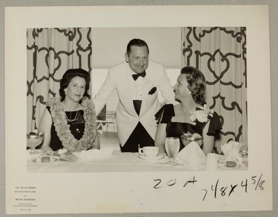 Williamson, McKenzie, and McKenzie at Convention Banquet Photograph, July 3-7, 1964 (image)