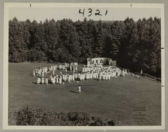 Convention Memorial Service Aerial Photograph 1, July 3-7, 1964 (Image)