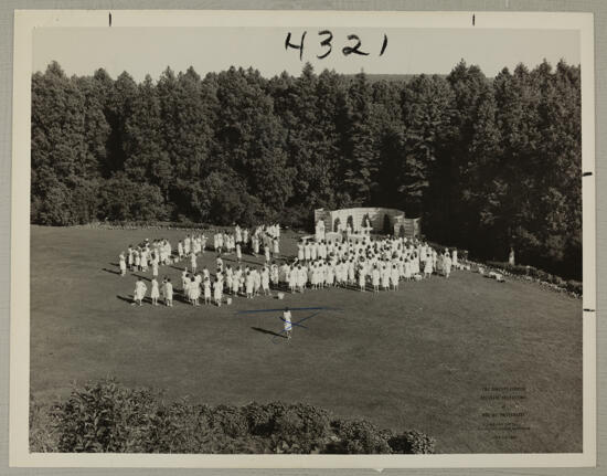 Convention Memorial Service Aerial Photograph 1, July 3-7, 1964 (image)