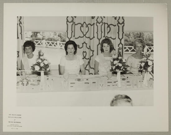 Convention Pages, Williamson, and Grimstad at Head Table Photograph 1, July 3-7, 1964 (image)