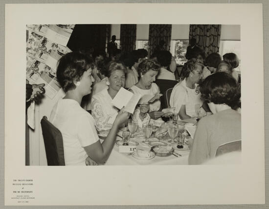 Phi Mus at Convention Dinner Photograph, July 3-7, 1964 (image)