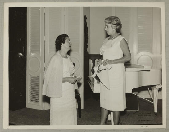 Virginia Zoerb and Polly Freear at Convention Photograph, July 3-7, 1964 (image)