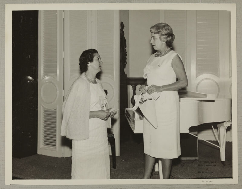 Virginia Zoerb and Polly Freear at Convention Photograph, July 3-7, 1964 (Image)