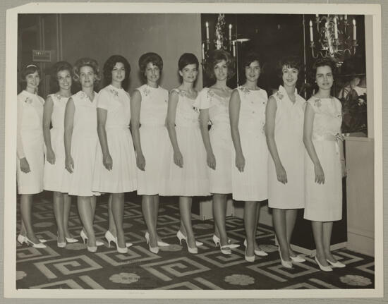 Carnation Queen Candidates Photograph, July 3-7, 1964 (image)