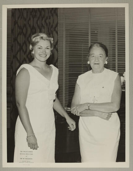 Garnett Randall and Unidentified at Convention Photograph, July 3-7, 1964 (image)