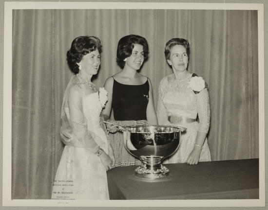 Peterson, Fettig, and Henry With Collegiate Chapter Award Photograph 2, July 3-7, 1964 (image)