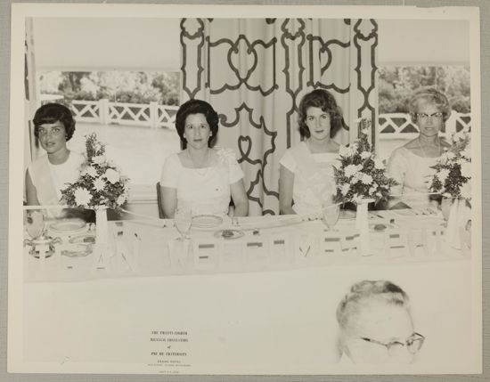 Convention Pages, Williamson, and Grimstad at Head Table Photograph 2, July 3-7, 1964 (image)