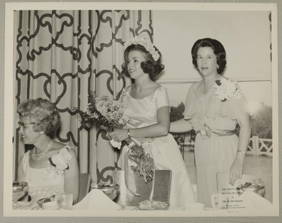 Adele Williamson with Patsy Edenfield at Carnation Banquet Photograph, July 3-7, 1964 (image)