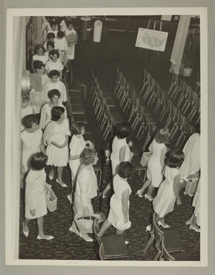 Collegiate Convention Delegates in Procession Photograph, July 3-7, 1964 (image)