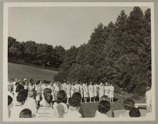 Phi Mus Stand for Convention Memorial Service Photograph 2, July 3-7, 1964 (image)