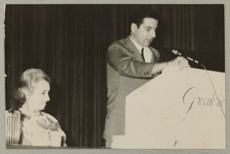Philip Cramer Speaking at Convention Photograph, June 30-July 5, 1966 (Image)