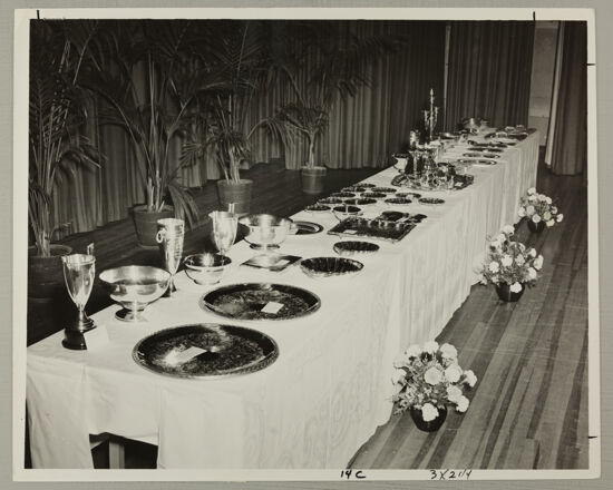 Convention Awards Table Photograph, July 5, 1966 (image)
