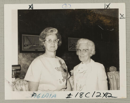 Caroline Cobb and Ruth Winters at Convention Photograph, July 7-12, 1968 (image)