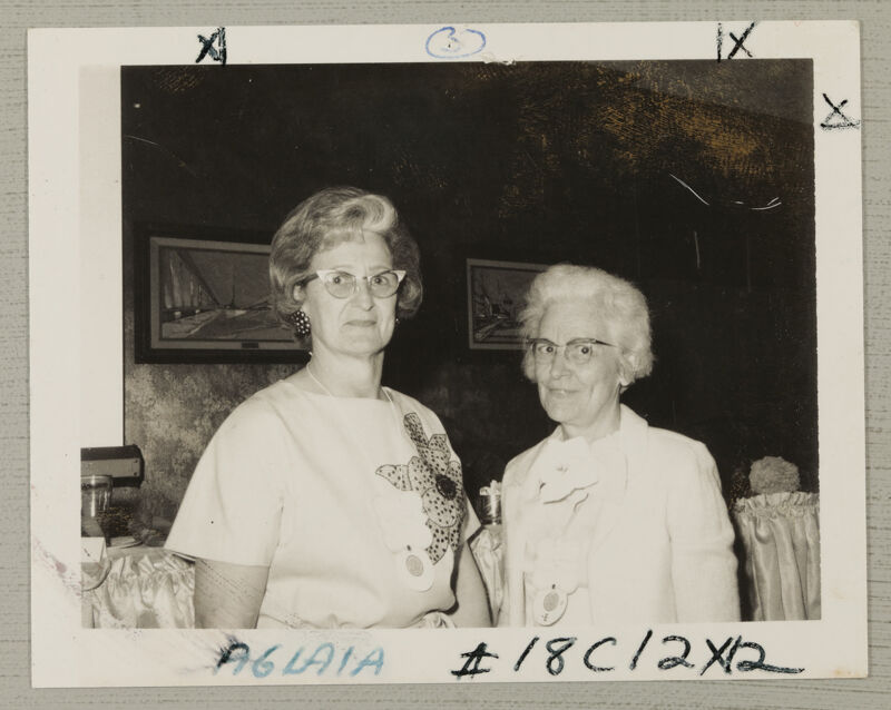Caroline Cobb and Ruth Winters at Convention Photograph, July 7-12, 1968 (Image)