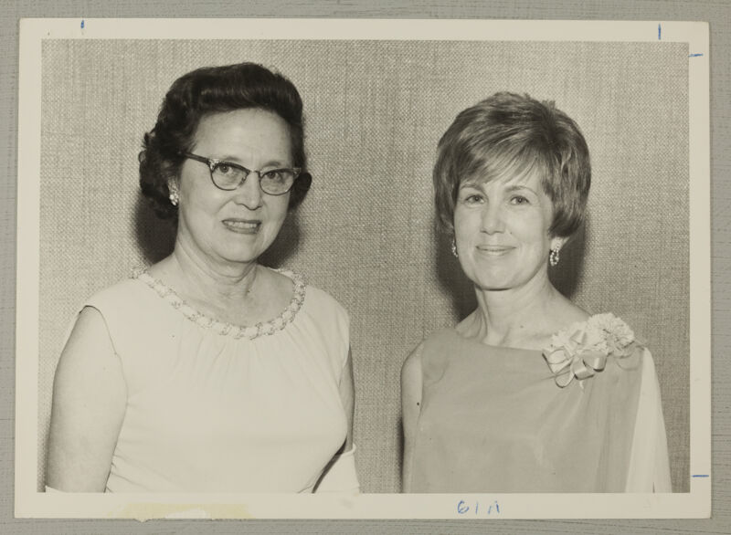 May Brunson and Rebecca Peterson at Convention Photograph, July 7-12, 1968 (Image)