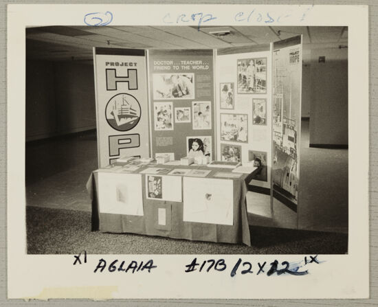 Project HOPE Display at Convention Photograph, July 7-12, 1968 (image)