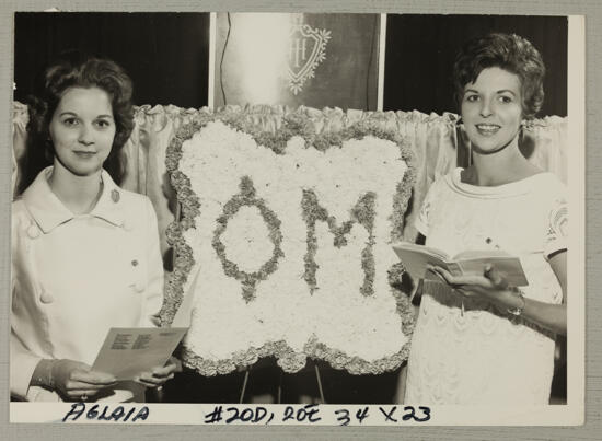 Judith Powers and Kay Hawthorne at Convention Memorial Service Photograph, July 7-12, 1968 (image)