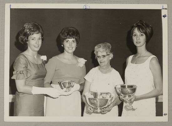 Redman, Wright, Kircher, and Unidentified With Alumnae Awards Photograph, July 7-12, 1968 (image)