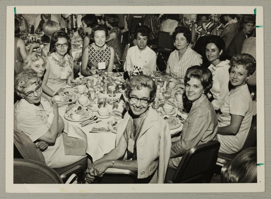 Table of 10 at Convention Photograph 1, July 7-12, 1968 (image)