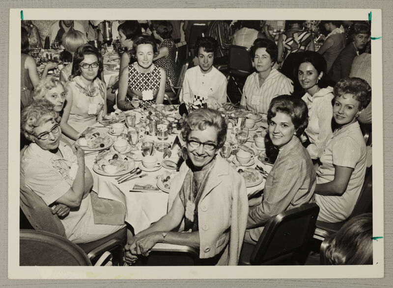 Table of 10 at Convention Photograph 1, July 7-12, 1968 (Image)