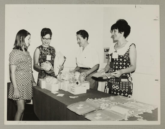 Four Phi Mus in Carnation Shop Photograph, July 5-10, 1970 (image)