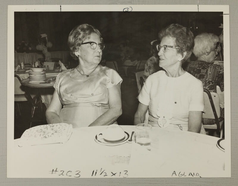 Mary Dawson and Enid Clay Photograph, July 5-10, 1970 (Image)