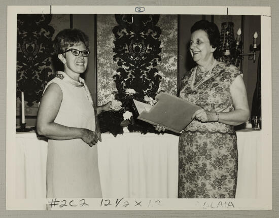 Joan Smith and Mary Jane Koch at Convention Photograph, July 5-10, 1970 (image)