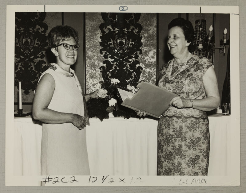 Joan Smith and Mary Jane Koch at Convention Photograph, July 5-10, 1970 (Image)