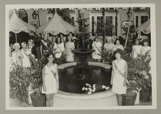 Hurricane Girls at Convention Photograph, July 7-12, 1972 (image)