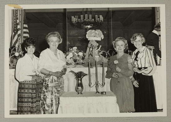 Klingle, Lewter, Niel, and Flinn at Convention Photograph, July 7-12, 1972 (image)