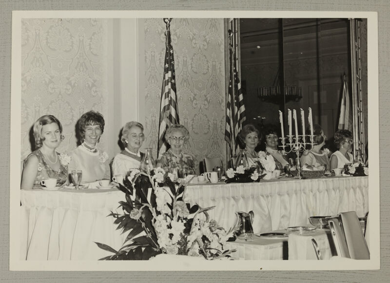 Carnation Banquet Head Table Photograph, July 7-12, 1972 (Image)