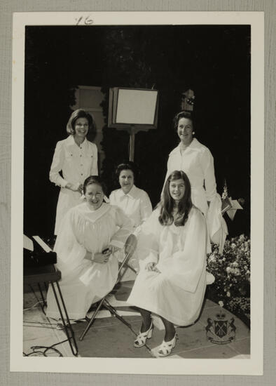 Group of Five at Convention Memorial Service Photograph, August 2-7, 1974 (image)