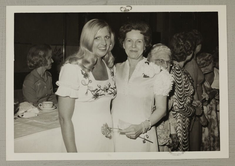 Pamela and Martha Pugh at Convention Photograph, August 2-7, 1974 (Image)