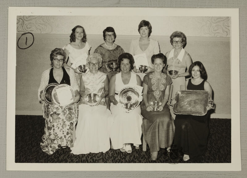 Alumnae Award Winners Photograph, August 2-7, 1974 (Image)