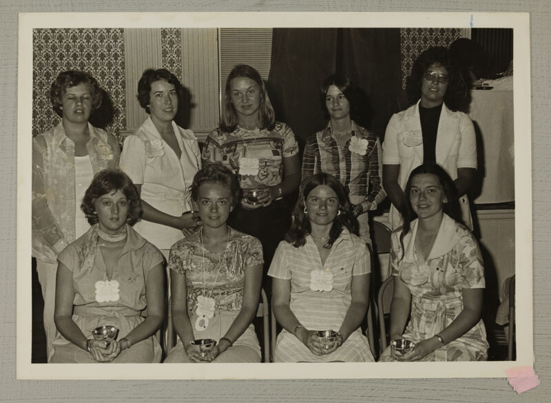 Scholarship Award Winners Photograph, June 25-30, 1976 (Image)