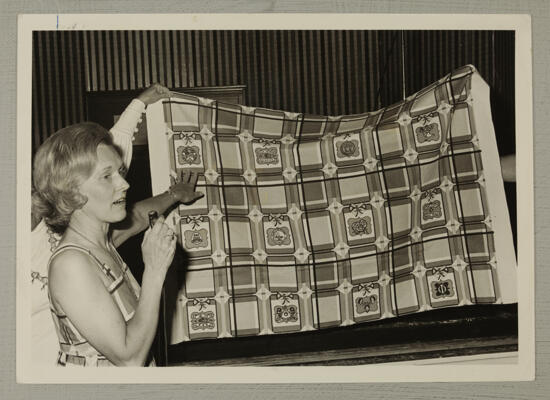 Phi Mu Quasquicentennial Fabric Photograph, June 25-30, 1976 (image)