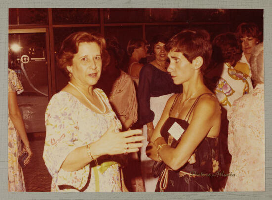 Adele Williamson and Mary Herndon at Convention Photograph, July 2-6, 1978 (image)