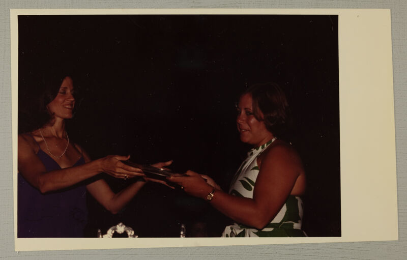 June 29-July 3 Margaret Blackstock Presenting Award at Convention Photograph Image