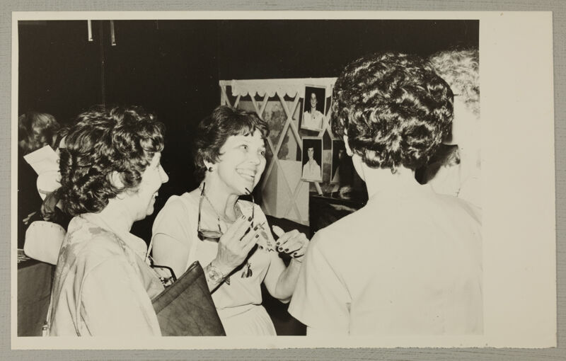Patricia Tomer and Gloria Henson Socialize at Convention Photograph, June 29-July 3, 1980 (Image)
