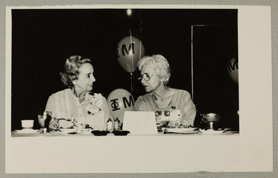 Polly Booth and Dorothy Campbell at Convention Dinner Photograph, June 29-July 3, 1980 (image)