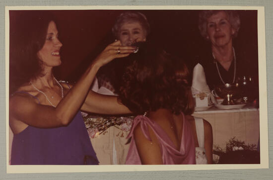 Margaret Blackstock Crowning Carnation Queen Gwen Booth Photograph, June 29-July 3, 1980 (image)