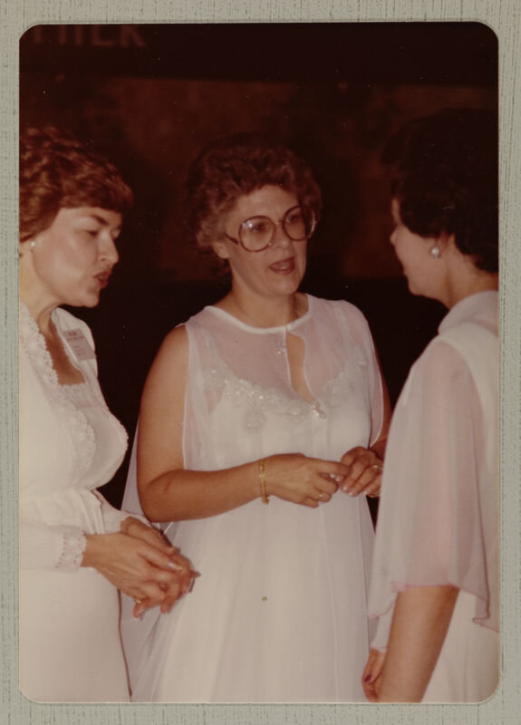 Bousquet, Litter, and Unidentified at Convention Reception Photograph, June 29-July 3, 1980 (Image)