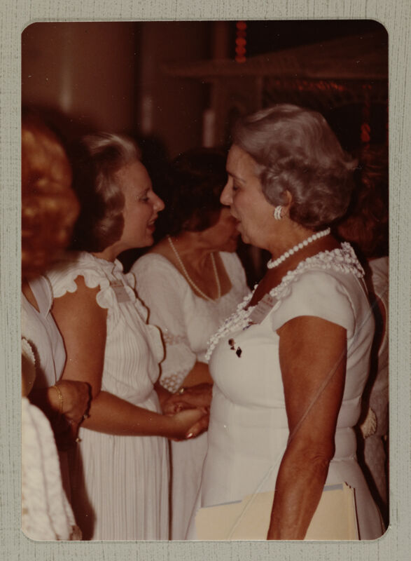 Tena Hall and Polly Booth at Convention Reception Photograph, June 29-July 3, 1980 (Image)