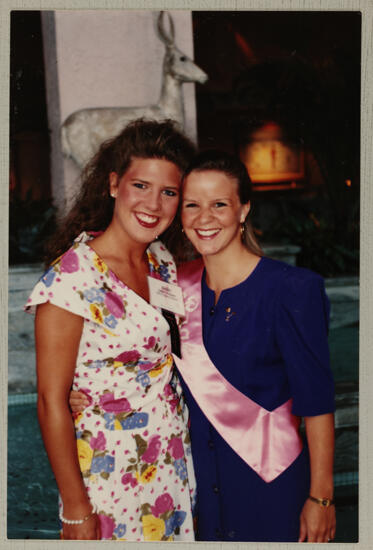 Ashley Thompson and Unidentified at Convention Photograph, July 2-6, 1982 (image)