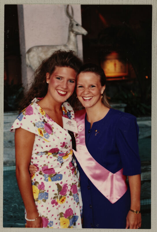 Ashley Thompson and Unidentified at Convention Photograph, July 2-6, 1982 (Image)