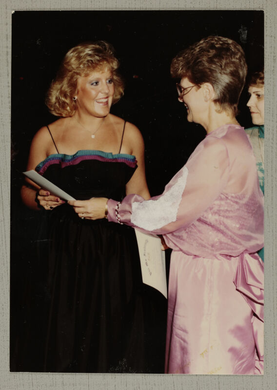 Linda Litter Presenting Award at Convention Photograph 2, June 30-July 5, 1984 (Image)
